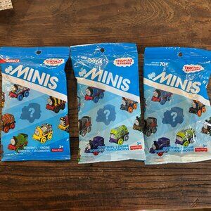 Thomas & Friends Minis 2016/3 Lot of 3 New Unopened Blind Packs Collectible Gift